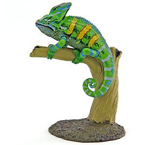 COLORATA Figure box Reptile lizard chameleon 8 Figure Set Japan F/S