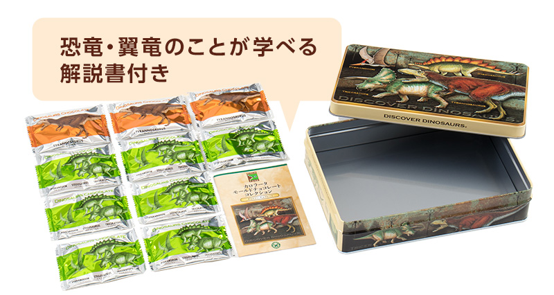 ダイナソー チョコレート│動物 カロラータ オンラインショップ