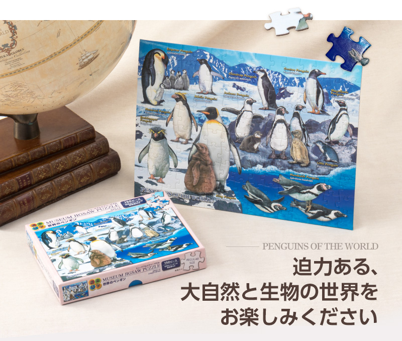 ミュージアム ジグソーパズル/150ピース 世界のペンギン