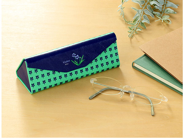 動物 生物 メガネケース ボタニカルカラーズ スミレ / カロラータ