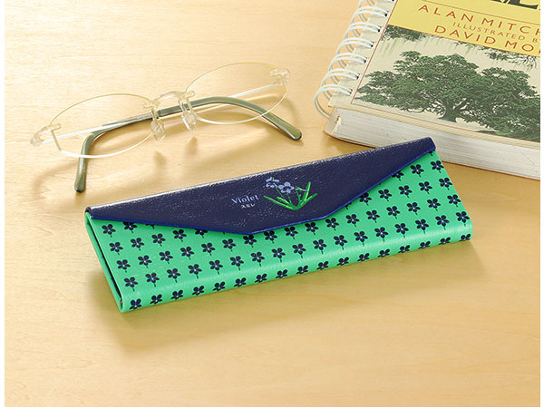 動物 生物 メガネケース ボタニカルカラーズ スミレ / カロラータ