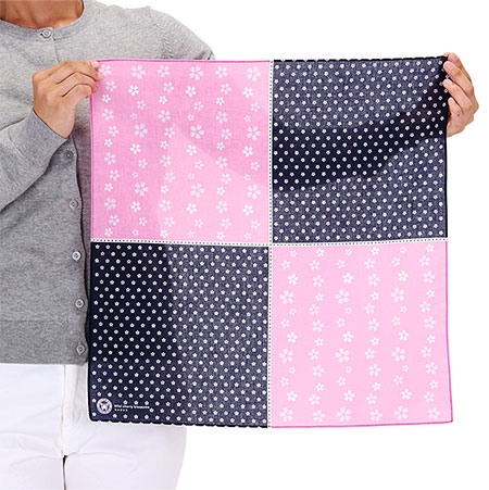 動物 生物 ガーゼハンカチ ボタニカルカラーズ ヤマザクラ