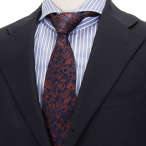 なとり 深海 The Abyss Printed tie ネクタイ 受注生産】