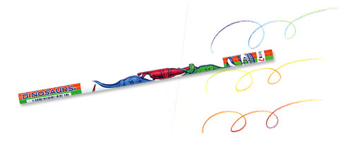 動物 生物 7色カラー鉛筆 恐竜 / カロラータ オンラインショップ