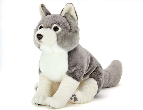 動物 生物 ぬいぐるみ リアルアニマルファミリー オオカミ 親