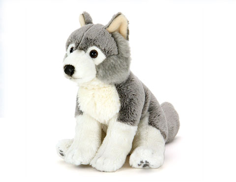 動物 生物 ぬいぐるみ リアルアニマルファミリー オオカミ 子