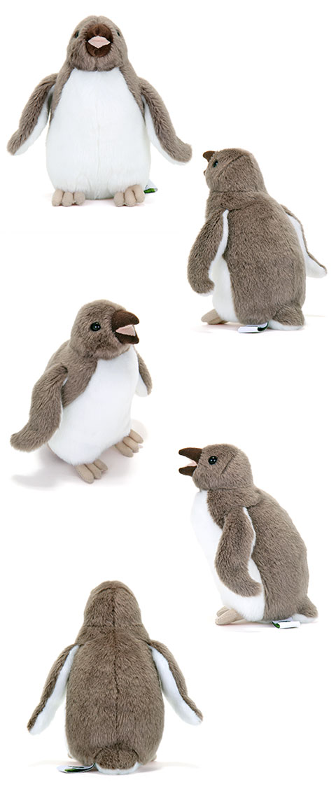 動物 生物 ぬいぐるみ リアルペンギンファミリー イワトビ