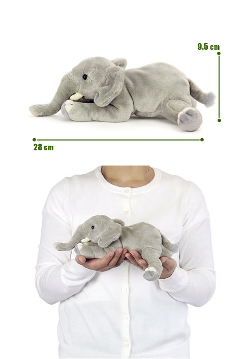 動物 生物 ぬいぐるみ ねそべりシリーズ アフリカゾウ