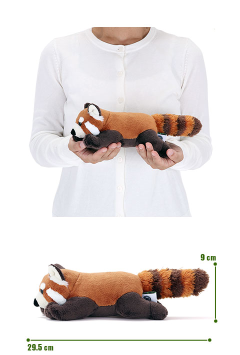 動物 生物 ぬいぐるみ ねそべりシリーズ レッサーパンダ / カロラータ
