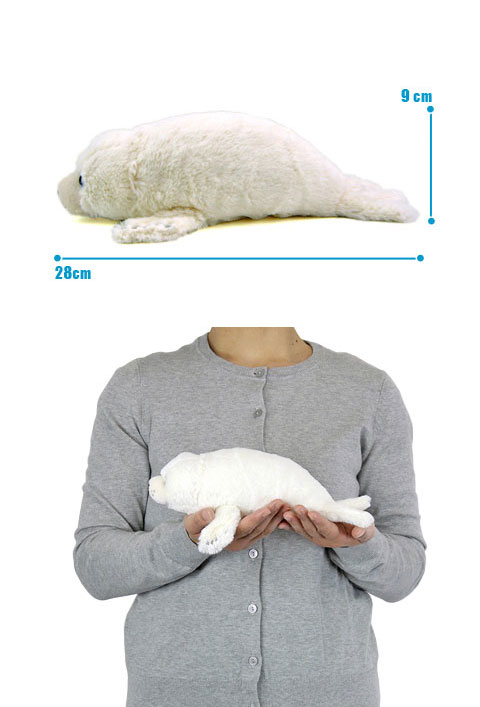 動物 生物 ぬいぐるみ ねそべりシリーズ ゴマフアザラシ / カロラータ