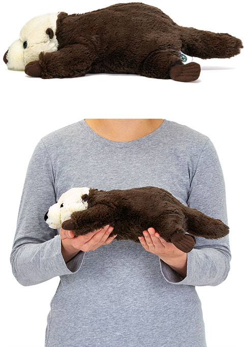 動物 生物 ぬいぐるみ ねそべりシリーズ ラッコ Lサイズ / カロラータ