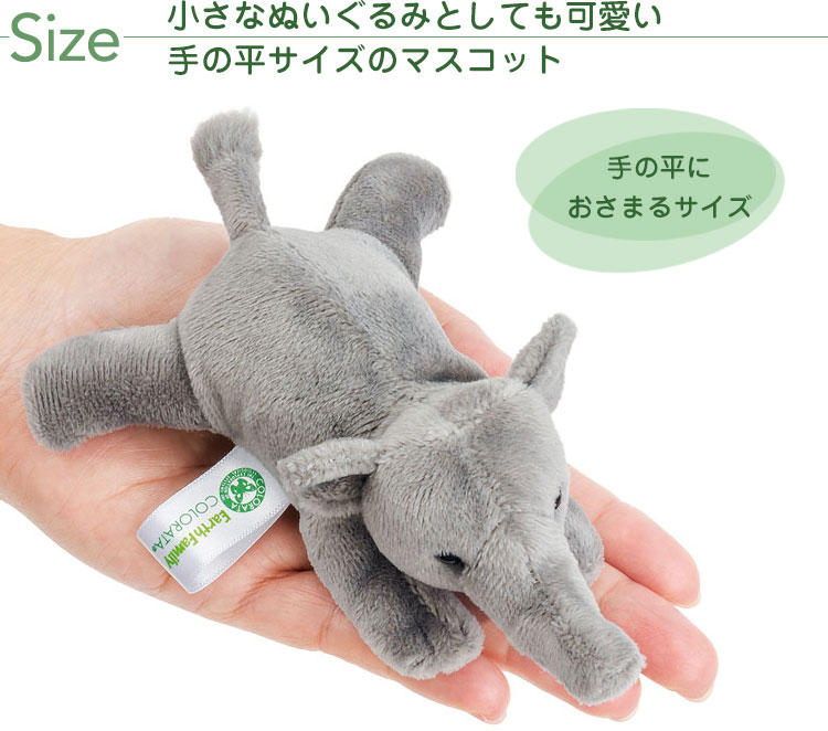マグネット マスコット アジアゾウ│動物 カロラータ オンライン