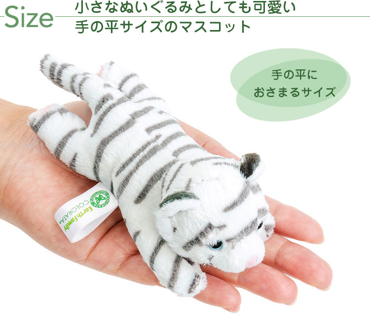 マグネット マスコット ホワイトタイガー│動物 カロラータ