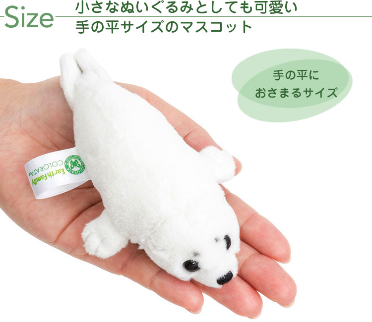 マグネット マスコット ゴマフアザラシ│動物 カロラータ オンライン