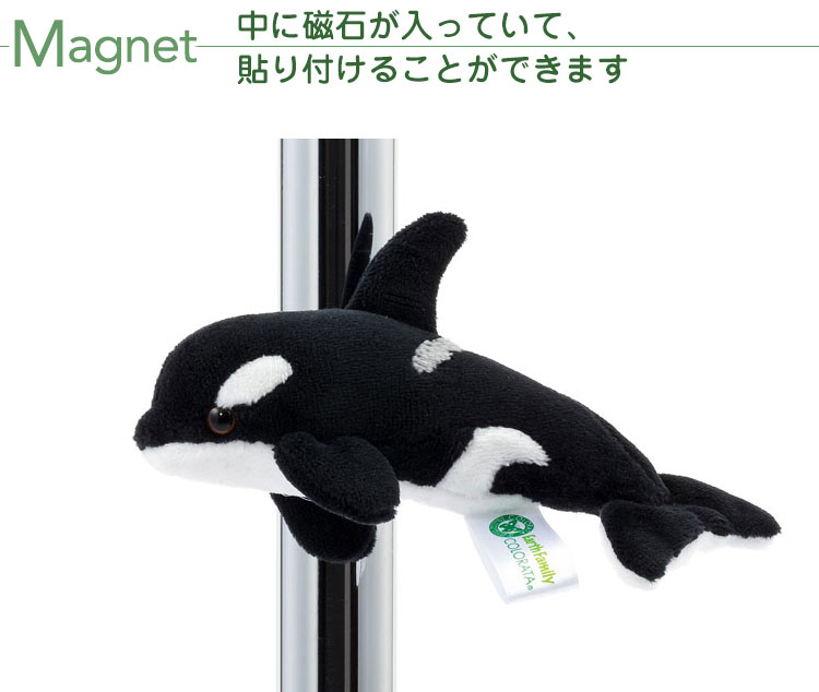 マグネット マスコット シャチ│動物 カロラータ オンライン