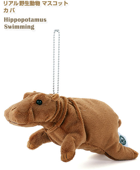 動物 生物 ぬいぐるみマスコット リアル野生動物マスコット カバ