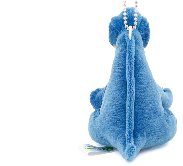 青色 ぬいぐるみ・マスコット 動物 生物 ぬいぐるみマスコット ブラキオサウルス / カロラータ