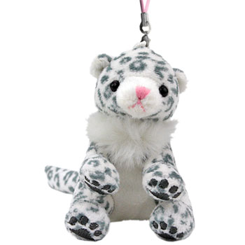 動物 生物 ぬいぐるみマスコット おすわり ユキヒョウ / カロラータ