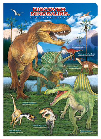 クリアケース Ａ４ 白亜紀の恐竜