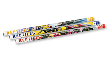 かきかた鉛筆３本セット２Ｂ <br>爬虫類