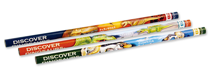 DINOSAURWORLD鉛筆 恐竜博士えんぴつ（2B）PA038 - kutsuwa-online