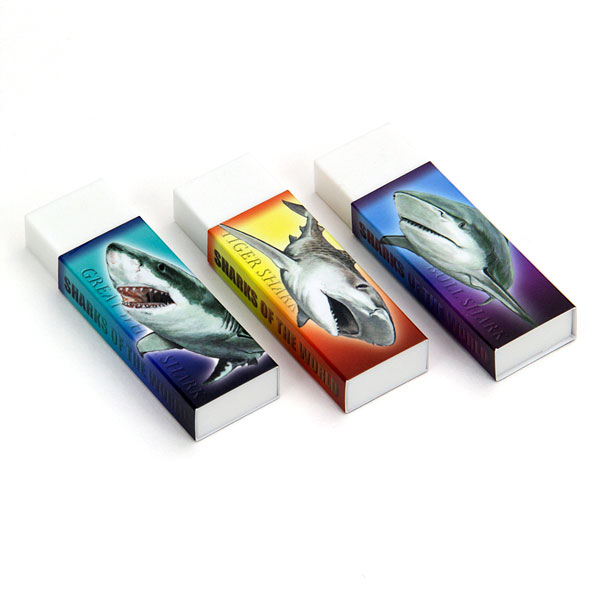 動物 生物 消しゴム3個セット ホホジロザメ / カロラータ オンライン