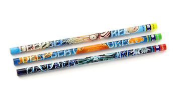 かきかた鉛筆３本セット２Ｂ <br>メンダコ