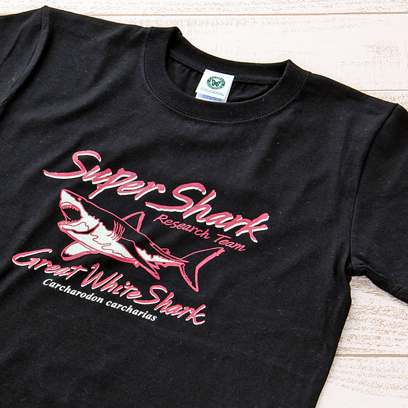 新品　タグ付き　海洋生物プリント Tシャツ 120cm ネイビー 楽天市場】生物図譜Tシャツ 深海の世界 ネイビー | 半袖