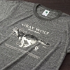 サイエンスデザイン Tシャツ <br />タイリクオオカミ グレー M／Lサイズ 半袖