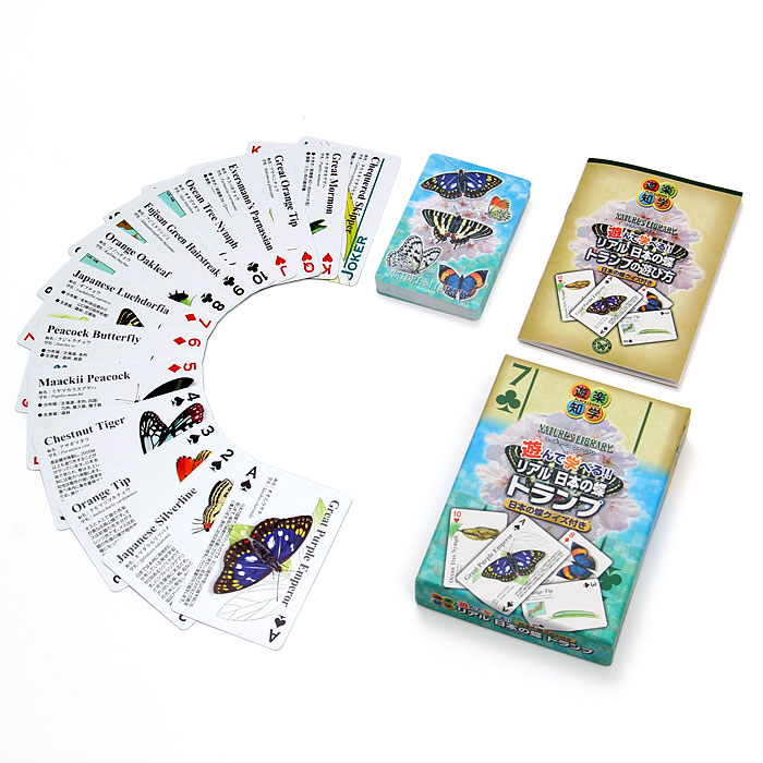 動物 生物 リアル 日本の蝶トランプ / カロラータ オンラインショップ