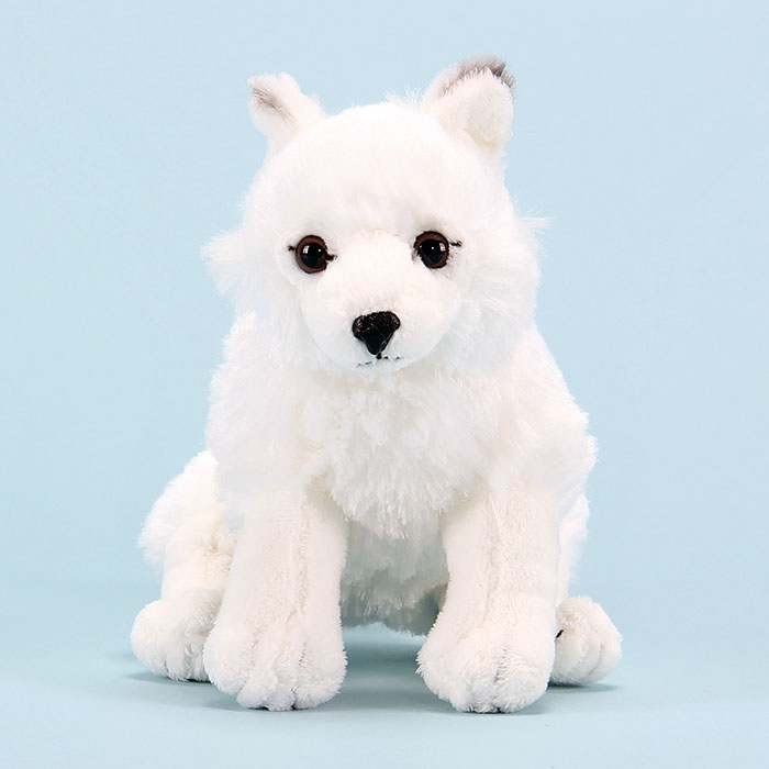 動物 生物 ぬいぐるみ おすわりシリーズ ホッキョクギツネ